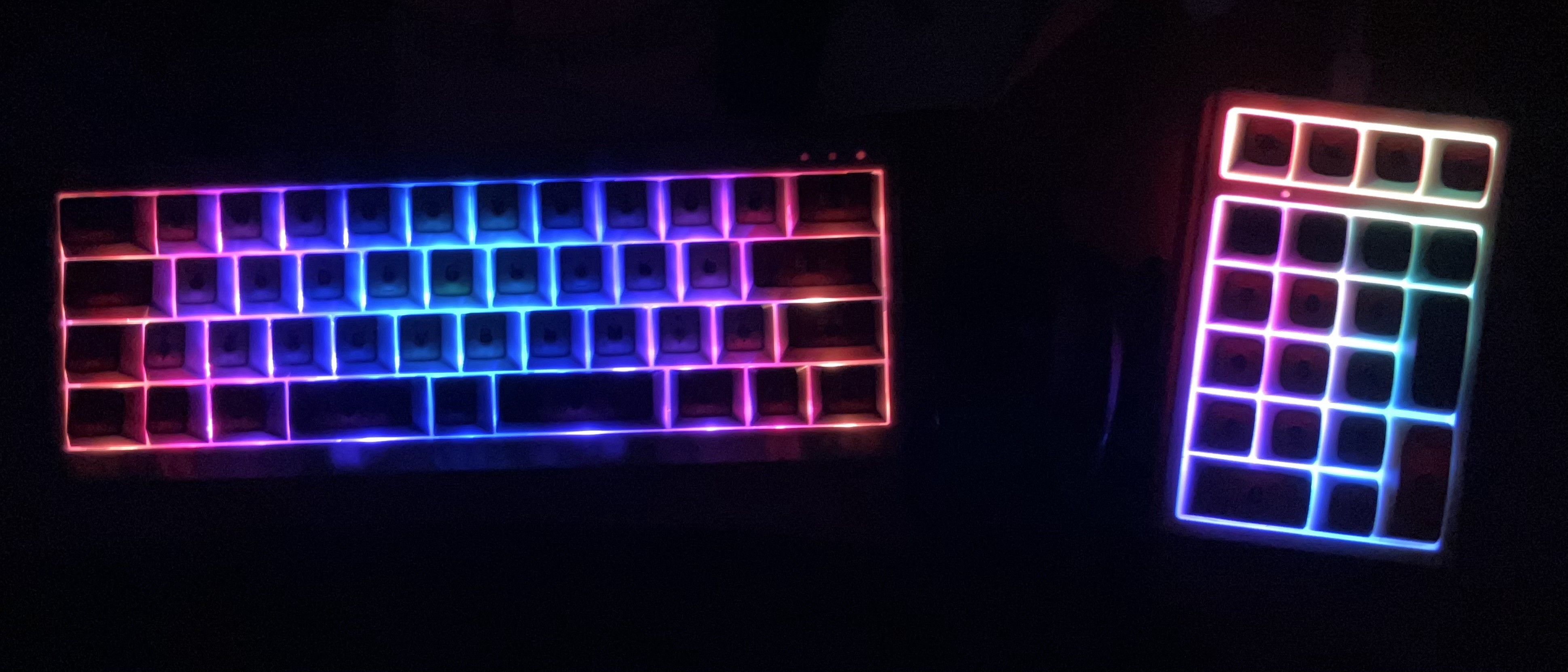 Mechanical Keyboards at night